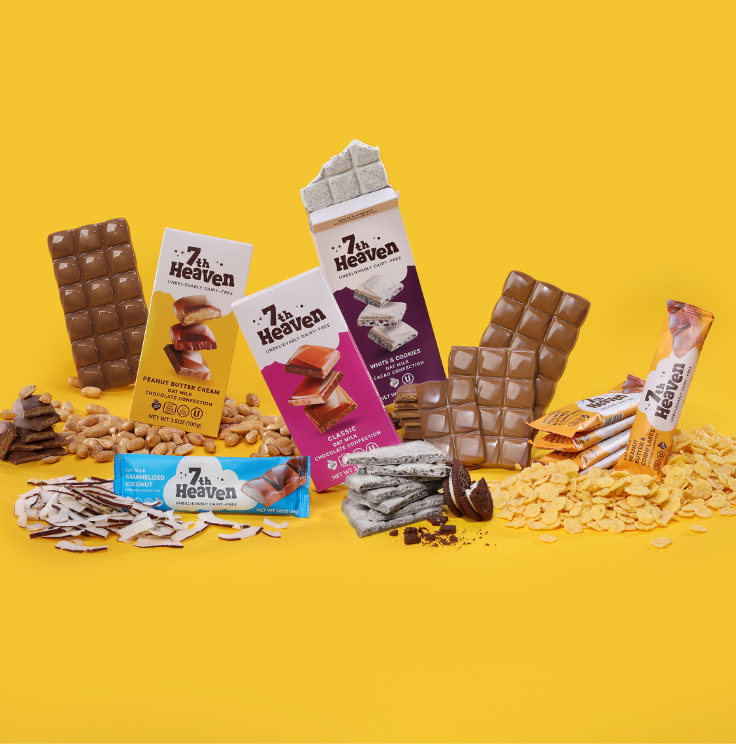 7th Heaven vegan diary free chocolate launches new oat milk formula